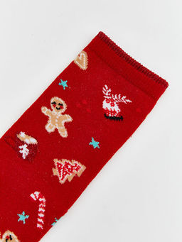 Y?lba?? Temal? K?z ?ocuk Soket ?orap