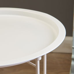 Столик журнальный «Клик Мебель», 470×470×510 мм, цвет белый