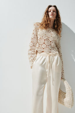 Top en punto calado efecto crochet - H&m фото 2