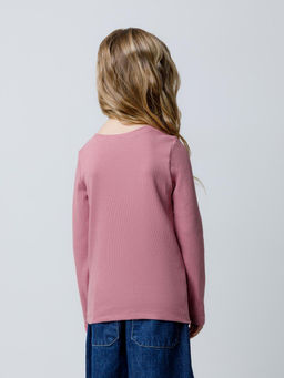 КР 302673/пепельная роза джемпер (лонгслив) для дев