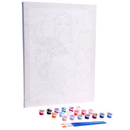 Картина по номерам на холсте с подрамником Лиса, 30х40 см - Школа талантов фото 3