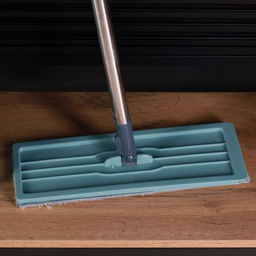 Ведро с вертикальным отжимом и шваброй Моп / S2-1 /уп 24/ голубой - Галеонтрейд фото 4