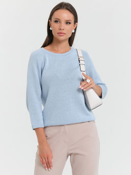 Джемпер вязаный с рукавом реглан