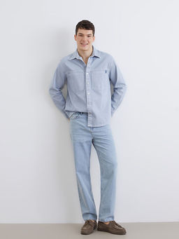 Baggy Fit Erkek Jean Pantolon