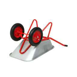 Тачка строительная, 2 пневмоколеса, груз/п 320 кг, объём 110 л, оцинкованный кузов 0.8 мм, Greengo