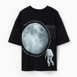 Футболка женская MIST Moon, размер 44, чёрная