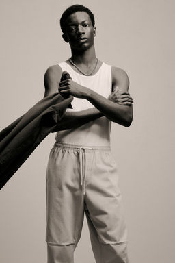 Pantalon de sarga Loose Fit - H&m фото 4