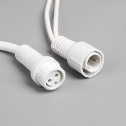 Гирлянда «Занавес» 2×1.5 м, IP65, УМС, белая нить каучук, 300 LED, свечение мульти, 220 В