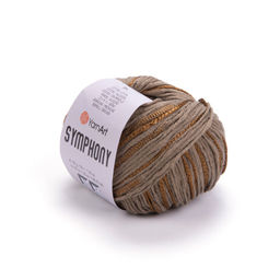 Симфония (Symphony) пряжа YarnArt 80%хлопок 20%вискоза 10х50г/125м  фото 8