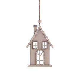 Украшение новогоднее "Дом", 3в., L8 W1 H13,5 см, 3в.