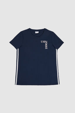 Kad_n Lacivert Bisiklet Yaka Ti__rt - U.s. polo assn фото 7