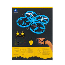 Квадрокоптер радиоуправляемый DRONE, подсветка, работает от аккумулятора, цвет жёлтый - Simaland фото 11