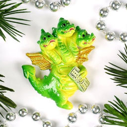 Магнит Дракон / 23501 /уп 24/720/ Символ года 2024 - Галеонтрейд фото 2