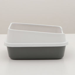 Туалет Сима Люкс с боротм 30 х 39 х 19 см, серый - Simaland фото 3