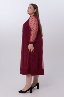 Платье Luxury Moda 1157 бордовый