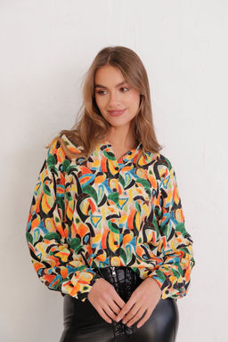 11188 Рубашка с ярким принтом - Martichelli фото 10