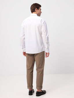 Сорочка мужская длинный рукав GREG 100/199/WHITE/Z  фото 8