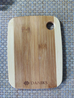 Доска разделочная бамбук, 20х15х1 см, прямоугольная, Бамбук, H-1567 (376771) - Daniks фото 5