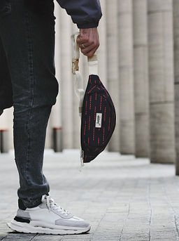 Сумка ЗАПОРОЖЕЦ Miru Mir Small Waist Bag ZIP BLACK фото 3