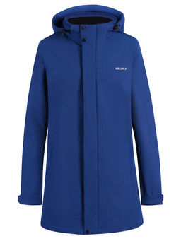 Парка спортивная мужская с капюшоном softshell синего цвета 9565S - Mtforce фото 16