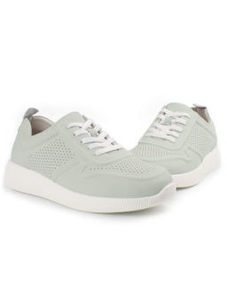 05-PDL195-3-2 LT. GREEN Кроссовки женские (натуральная кожа) - Фабричный китай фото 10