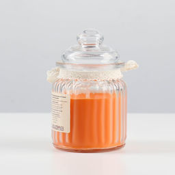 Ароматическая свеча в банке Зимний мандарин 180 г, время горения 45 ч