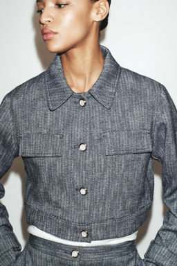 SHORT TEXTURED JACKET - Zara фото 11