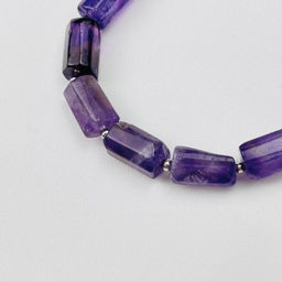 Браслет из Аметиста 16 см + - Радуга самоцветов фото 3