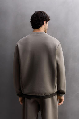 TECHNICAL CREW NECK SWEATSHIRT - Zara фото 3