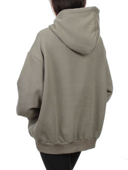 2620 GRAY GREEN Толстовка женская (85% хлопок, 10% полиэстер, 5% спандекс) - Fashion фото 6