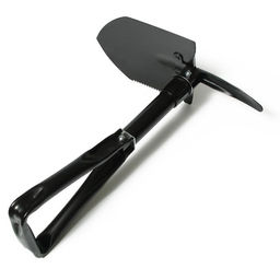 Лопата туристическая, L=47 см, складная, пилка, металлический черенок, с ручкой, в чехле, Greengo