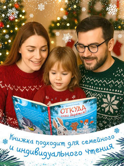 Книга в твёрдом переплёте "Откуда снег берётся?", 32 стр.