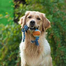 Игрушка тренировочная канатная с мячом, до 125 г, до 45 см, микс цветов - Пижон фото 8