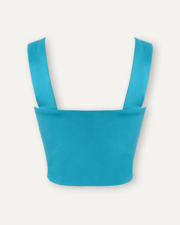 Блузка-топ с глубоким квадратным вырезом - Incity фото 11