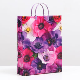 Цена за 10 шт. Пакет Экзотические цветы, мягкий пластик, 42?32 см, 120 мкм