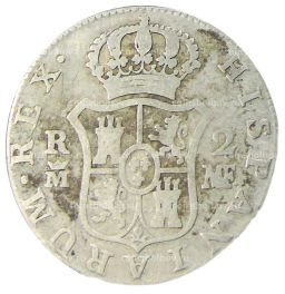 2 реала 1795 года Испания