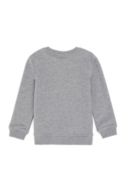 Базовый свитшот серого меланжевого цвета для мальчика Неожиданная скидка в корзине - U.s. polo assn фото 5
