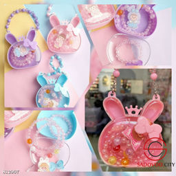 Набор детский (сумочка, бусы, браслет)