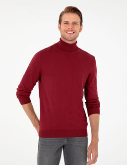 Vi_ne Slim Fit Bal_k__ Yaka Basic Triko Kazak - Pierre cardin фото 3