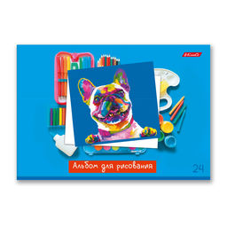 Светоч Альбом для рисования 100 г/м2 A4 29 х 20.5 см 24 л. на скобе 20 шт. 24АЛСК4_000209 Моё творчество