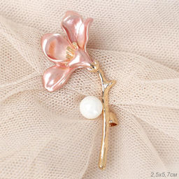 Брошь Магнолия / 3906-45 /уп 24/ - ГалеонТрейд фото 2