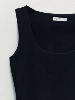 Базовый топ с широкими бретелями / Zarina фото 9