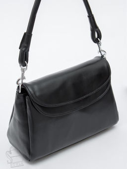 Сумка женская кожаная 0036VG black  Vitelli Grassi