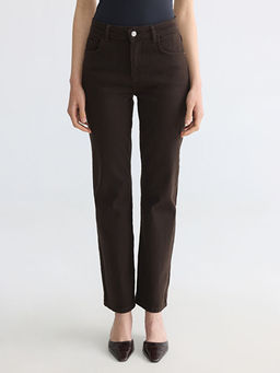 Джинсы Straight Fit Kadın