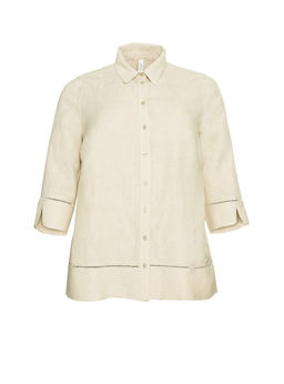 Блузка, бежевая - Sheego фото 2