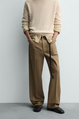 LIMITED EDITION STRAIGHT-LEG TROUSERS - Zara фото 2