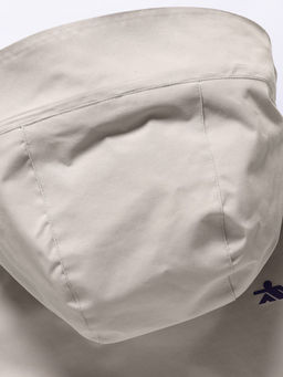 Парка зимняя подростковая для девочки с капюшоном бежевого цвета 9538B - Valianly фото 12