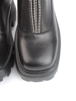 01- D174-G81 BLACK Ботинки демисезонные женские (натуральная кожа) - Фабричный китай фото 11