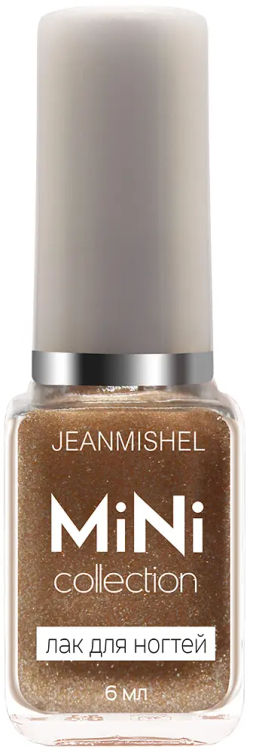 JEANMISHEL Лак д/н МИНИ 6мл set №173 Кофейный с золотом (*24)