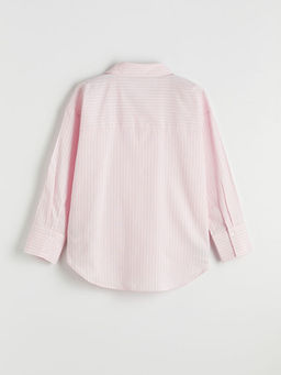 ?izgili Oversize Oxford Kad?n G?mlek